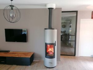 poele à bois realisation en Aveyron