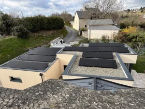 pose panneaux photovoltaïques Centrale photovoltaïque Baraqueville 10 kw