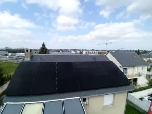 pose panneaux photovoltaïques Centrale photovoltaïque La Primaube 8kw